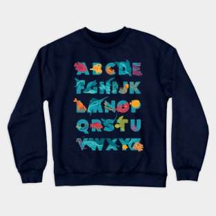 Aqualphabet Crewneck Sweatshirt